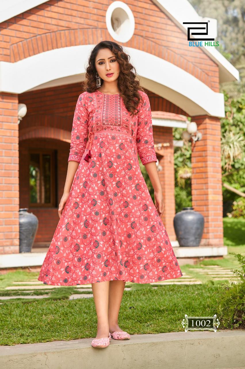 Spicy Vol 1 By Blue Hills Designer Kurti Catalog